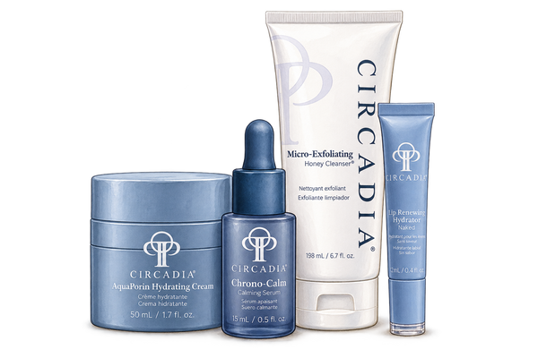Watercolor illustration of the Circadia collection