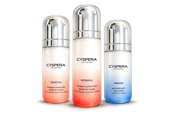 Watercolor illustration of the Cyspera® collection at Loshen & Crem