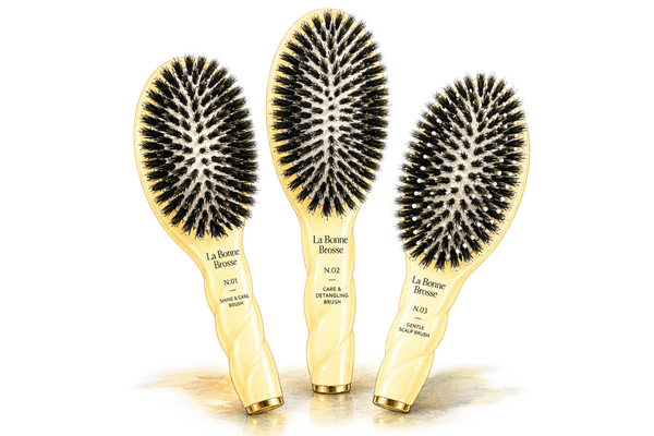 Watercolor illustration of the La Bonne Brosse collection at Loshen & Crem