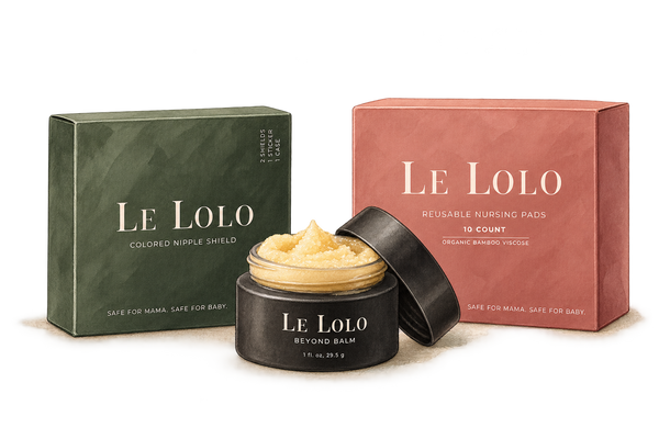 Watercolor illustration of the Le Lolo collection at Loshen & Crem