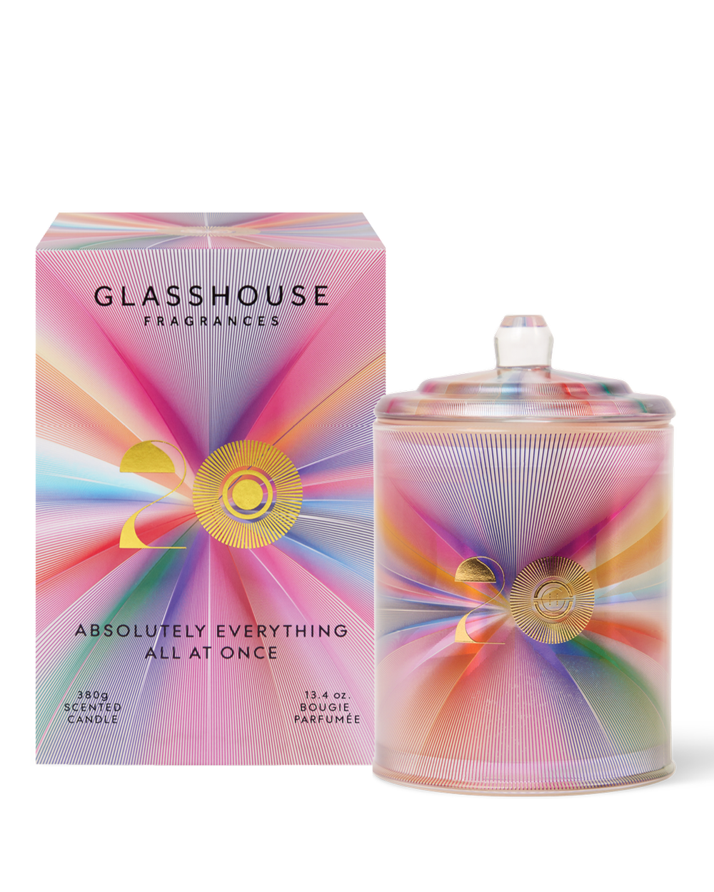 Absolument tout en même temps - Bougie 20 ans Glasshouse