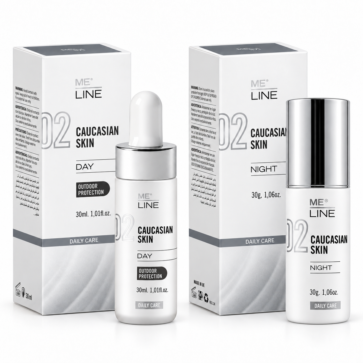 MELINE® Caucasian Skin Duo
