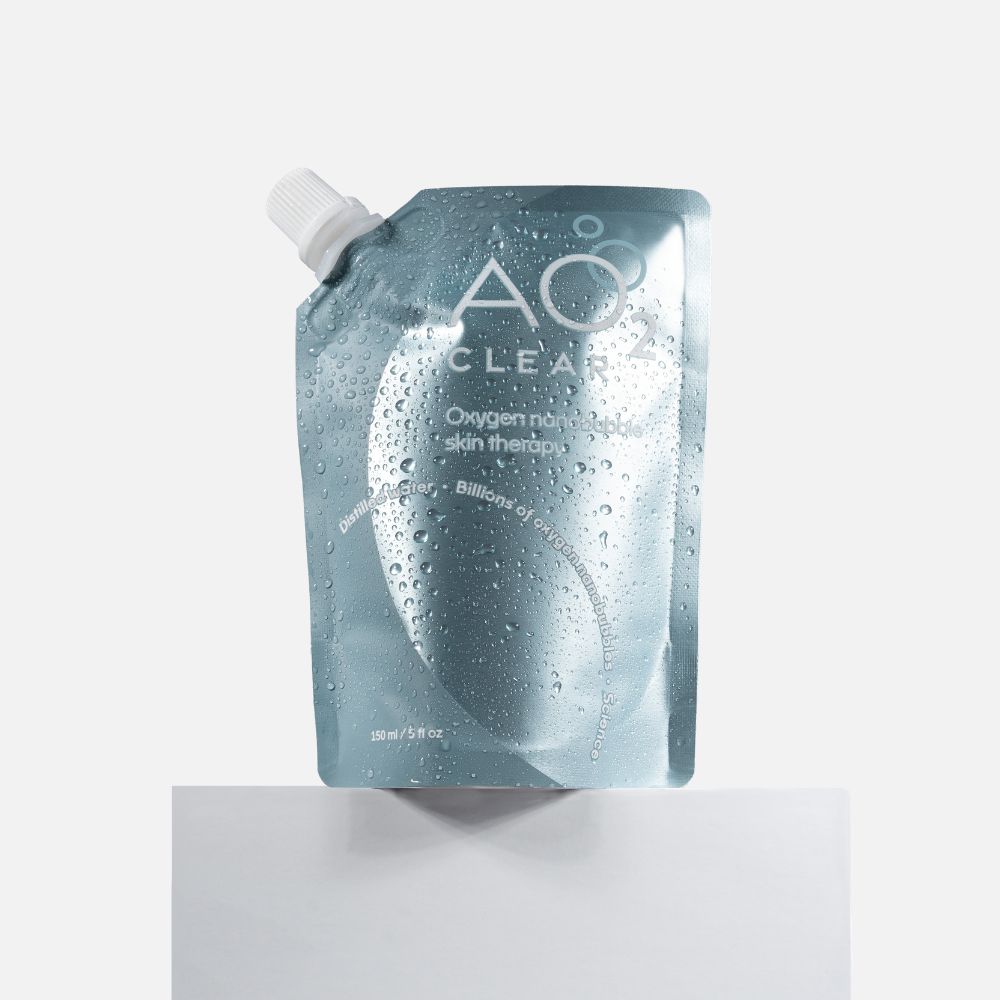 Soin à l’oxygène AO₂ Clear, une solution aux nanobulles d’oxygène pour la peau sujette aux imperfections