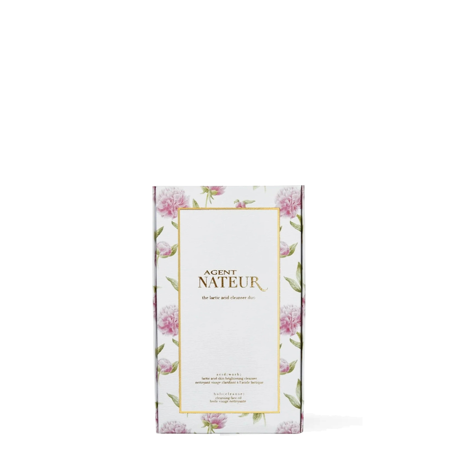 Agent Nateur lactic acid cleanser duo format voyage