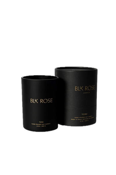TONI BLK ROSE CANDLE | Candles | LOSHEN & CREM