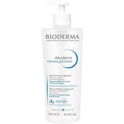 Bioderma Atoderm Intensive gel-creme bottle on a white background