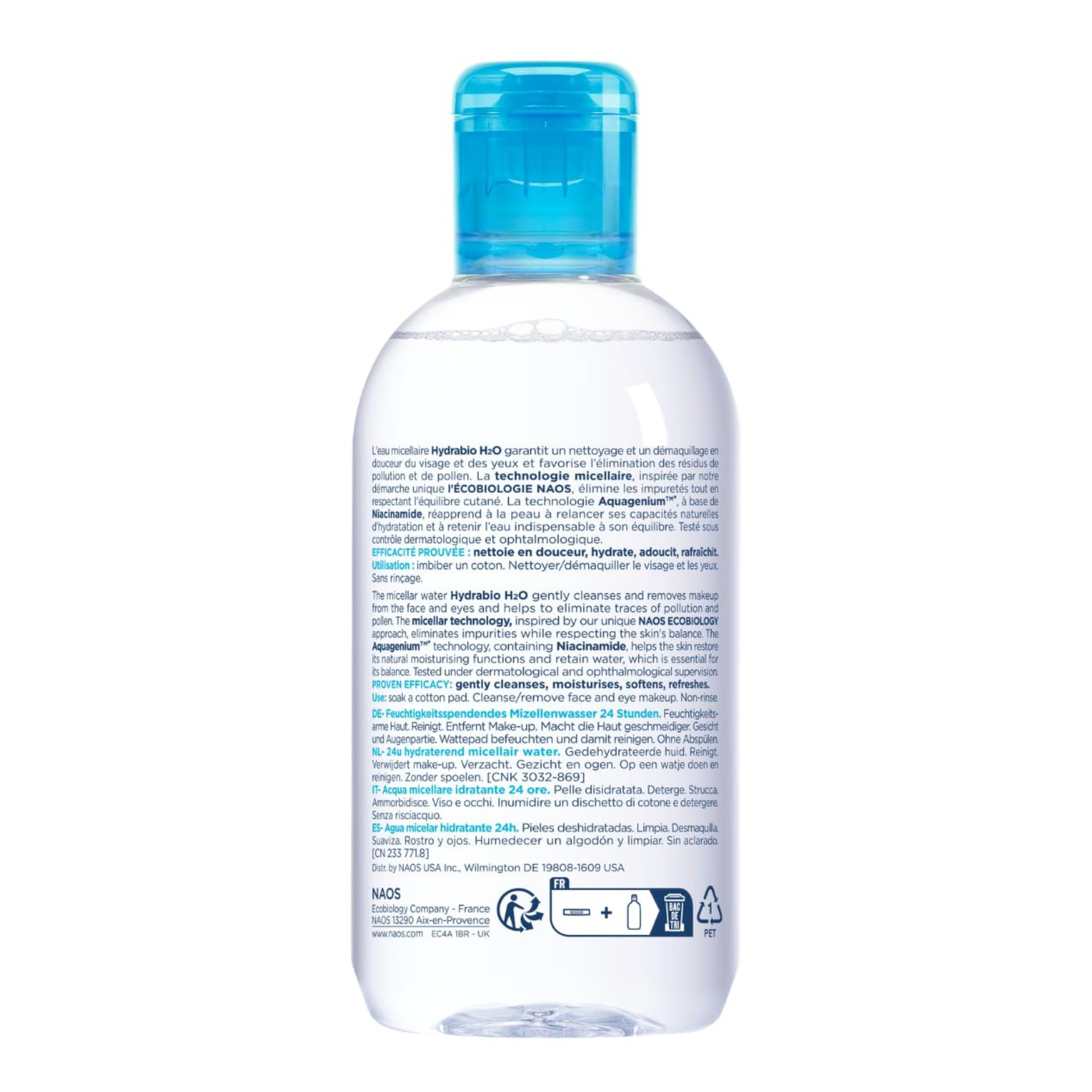 Bioderma Hydrabio H2O | Cleansing - Micellar water | LOSHEN & CREM