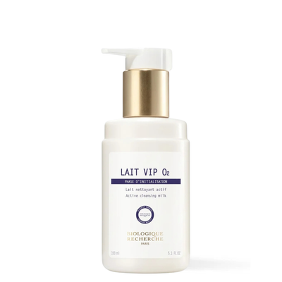 Biologique Recherche Lait VIP O2 radiance cleanser with melatonin for visibly revitalized skin