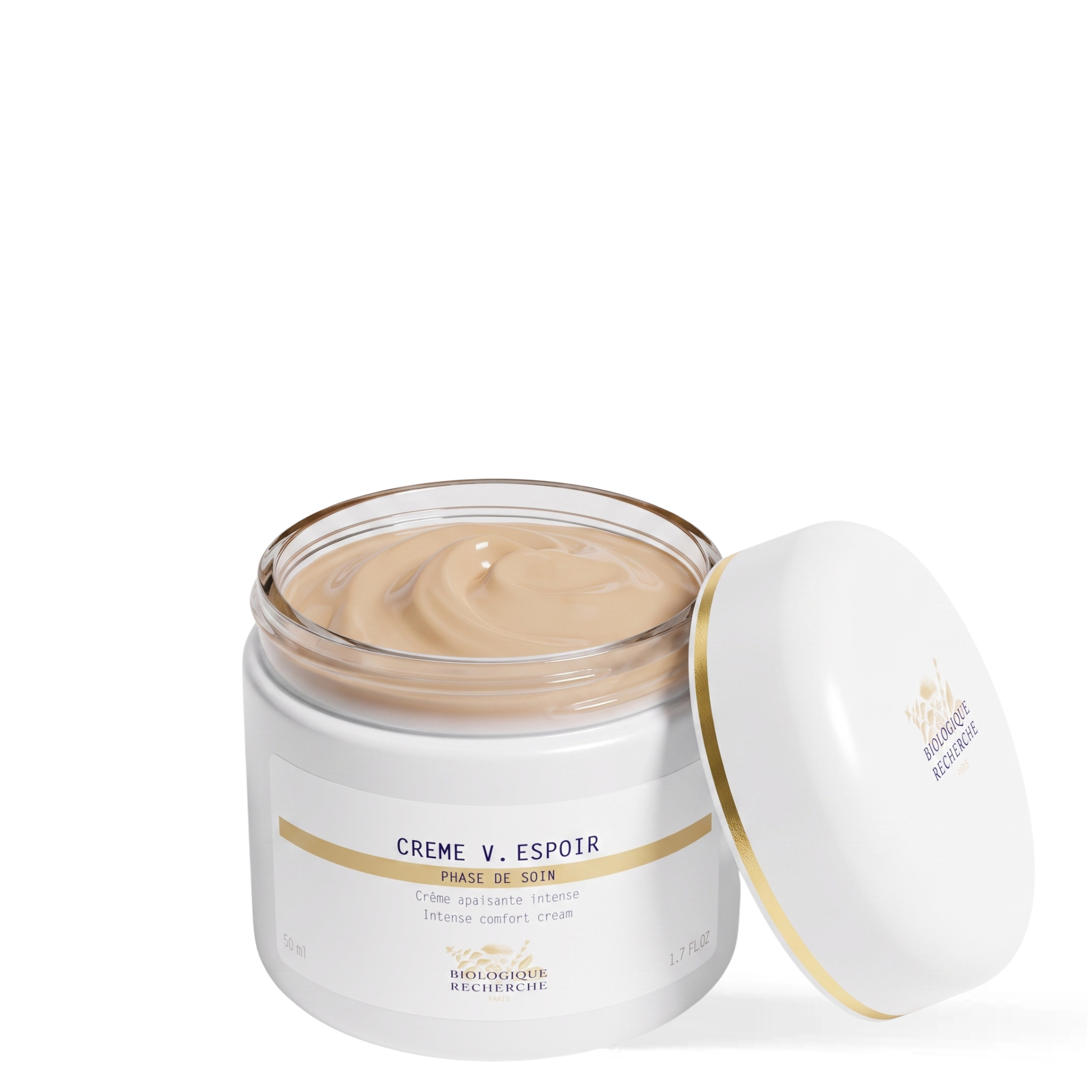 Biologique Recherche Crème V. Espoir anti redness cream for facial flushing and visible surface vessels oepn jar