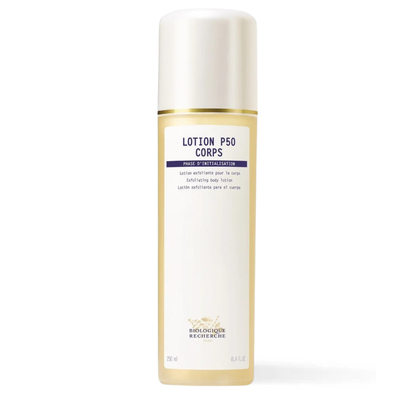 Biologique Recherche Lotion P50 Corps body exfoliant for congestion ingrown hairs and smoother skin