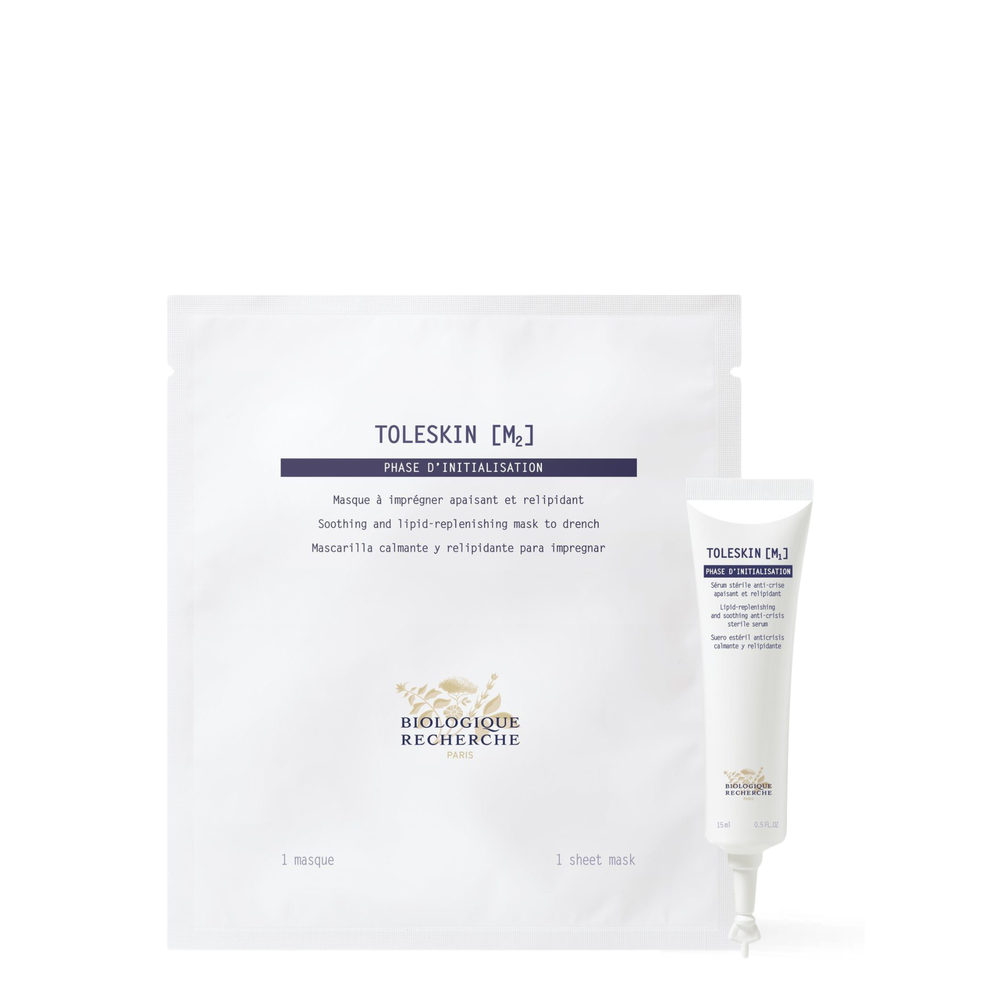 Biologique Recherche Toleskin M 20 minute lipid replenishing mask for redness and skin barrier comfort