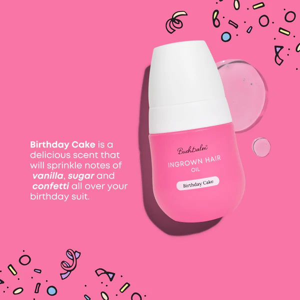 BIRTHDAY CAKE INGROWN HAIR + PRE-POST WAX OIL | Ingrown treatment | LOSHEN & CREM