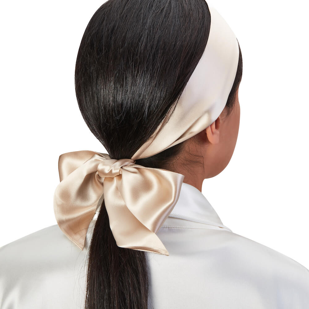 SILK HAIR RIBBON | Hair ribbon | LOSHEN & CREM