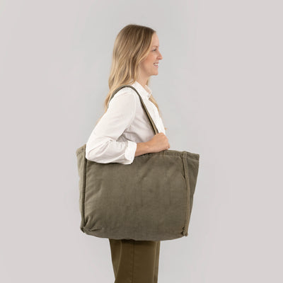 Indaba Block Print Velvet Reversible Tote | Accessories - Tote bag | LOSHEN & CREM