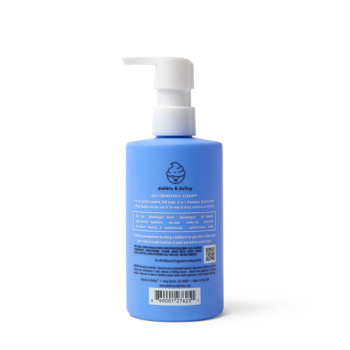 Blueberry Bubble Bath, Body Wash & Shampoo | Bath - Hair & body wash kids | LOSHEN & CREM
