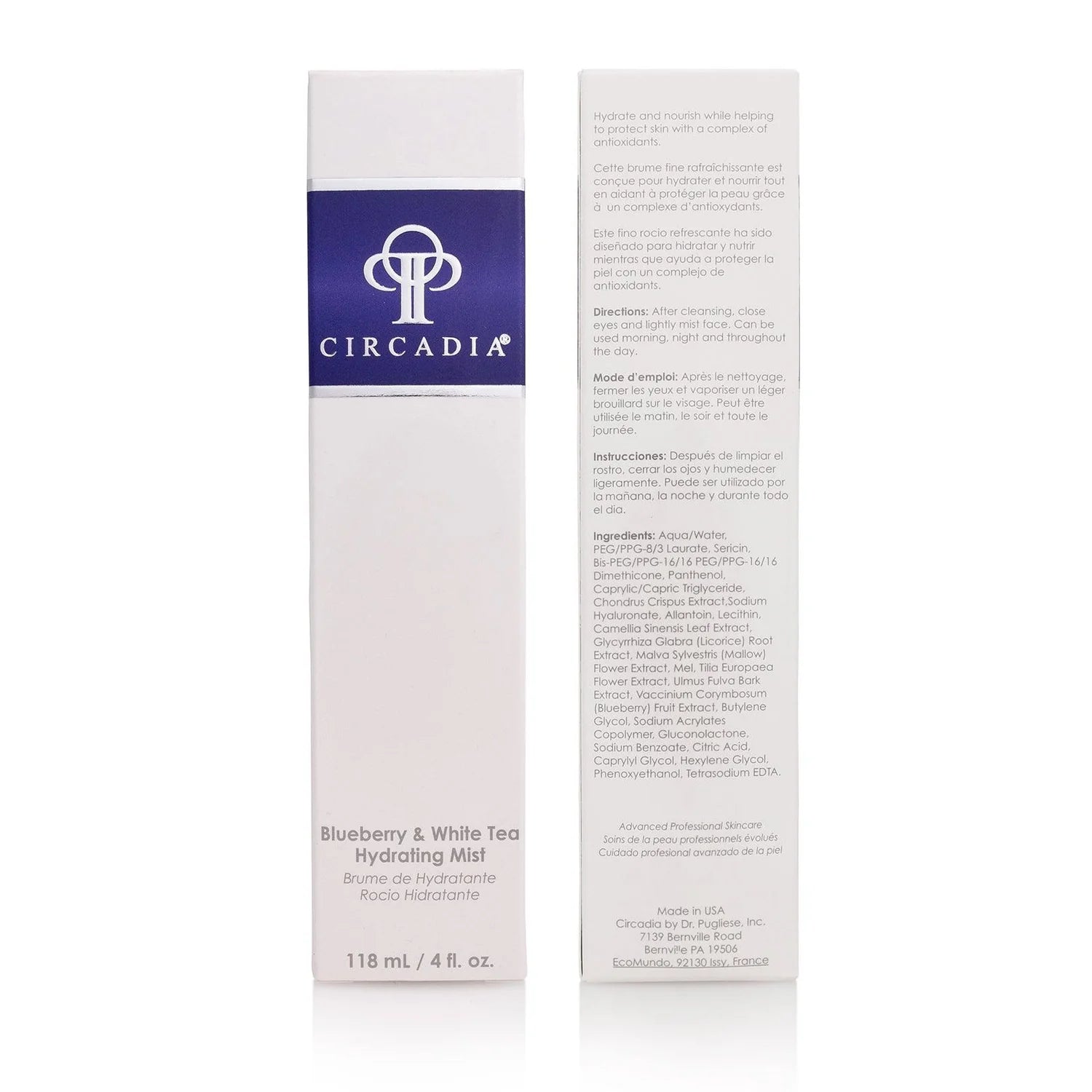 Blueberry & White Tea Hydrating Mist | Face mist | LOSHEN & CREM