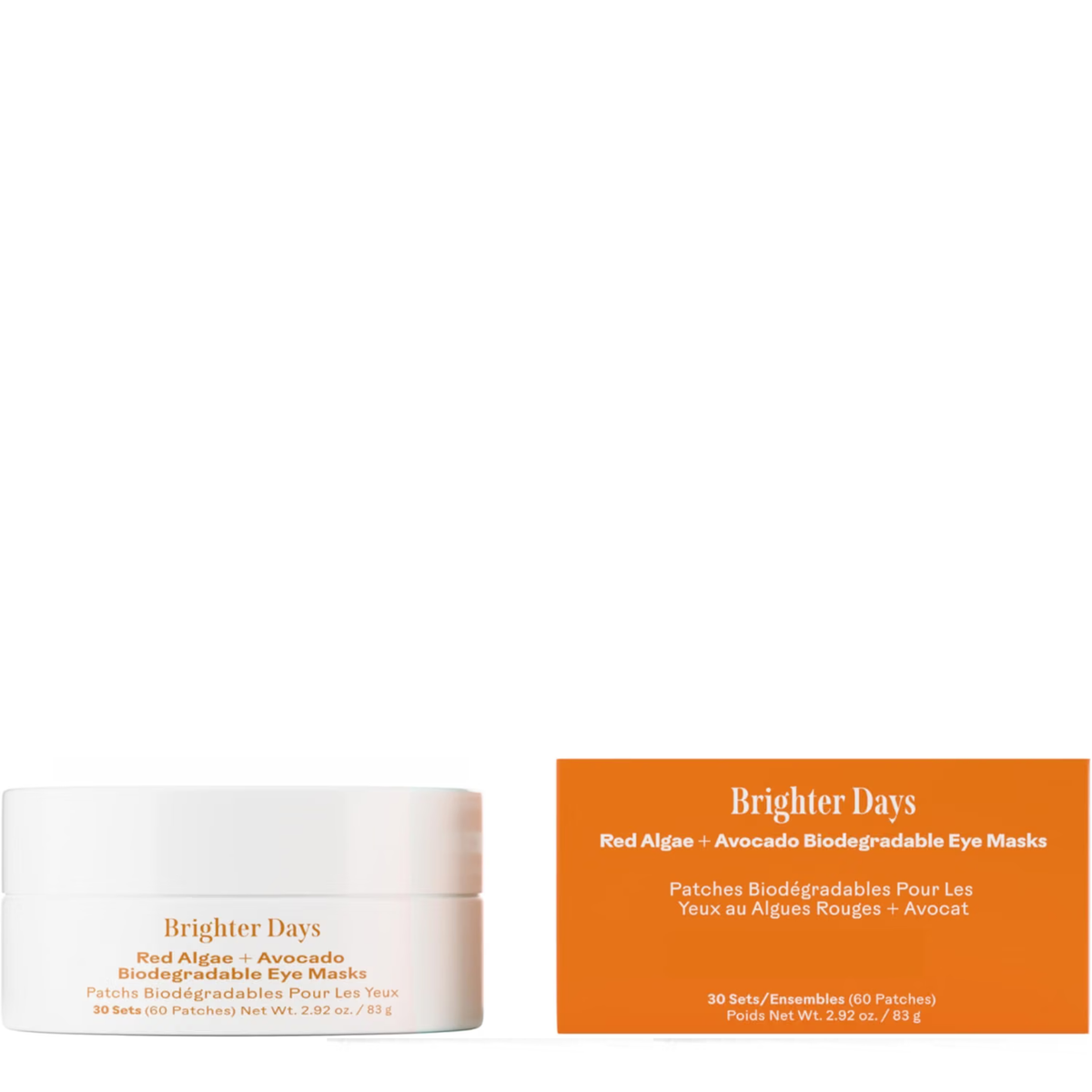 Brighter Days™ Red Algae + Avocado Biodegradable Eye Masks | Eye - Dark circles | LOSHEN & CREM