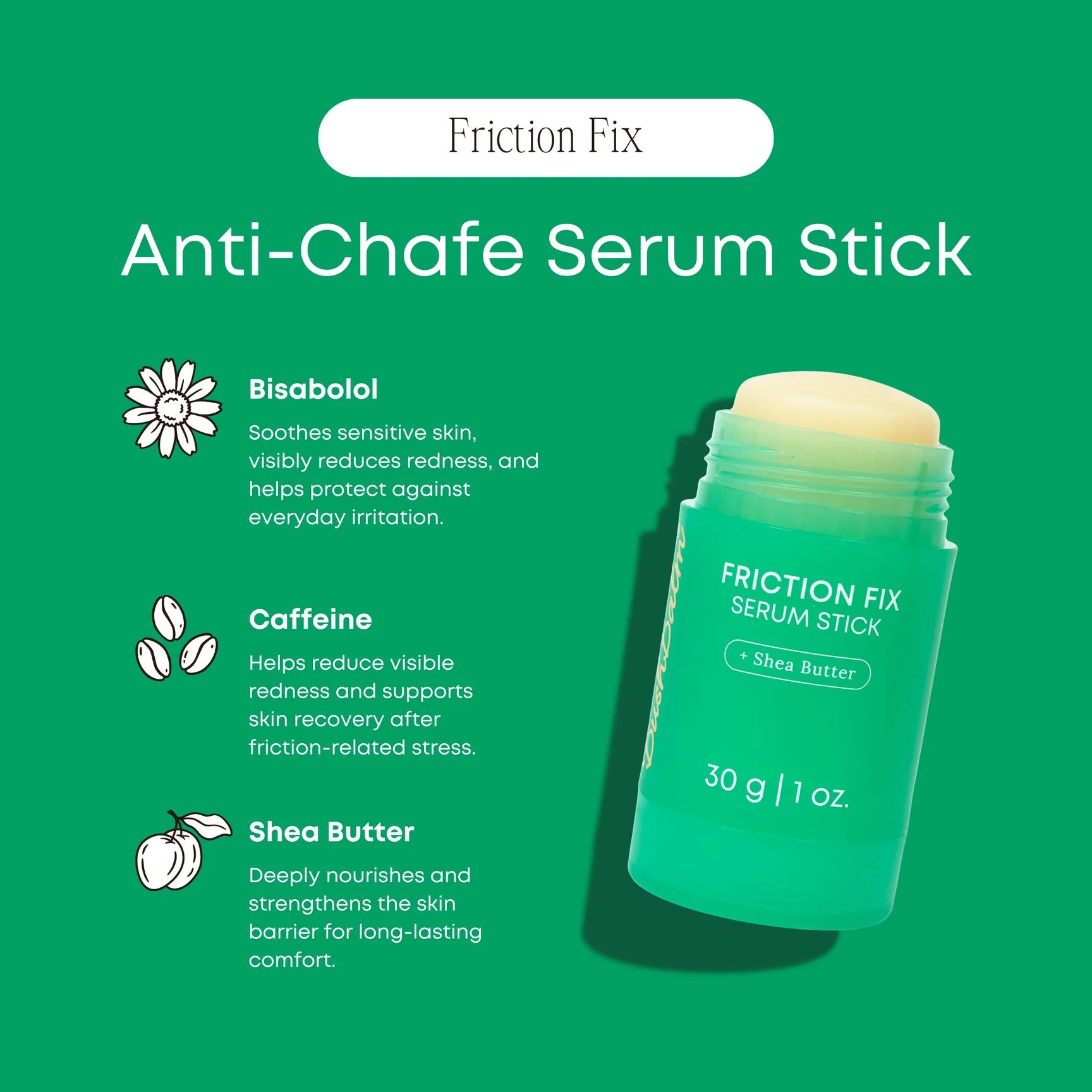 Friction Fix Serum Stick | Body - Anti-chafing | LOSHEN & CREM