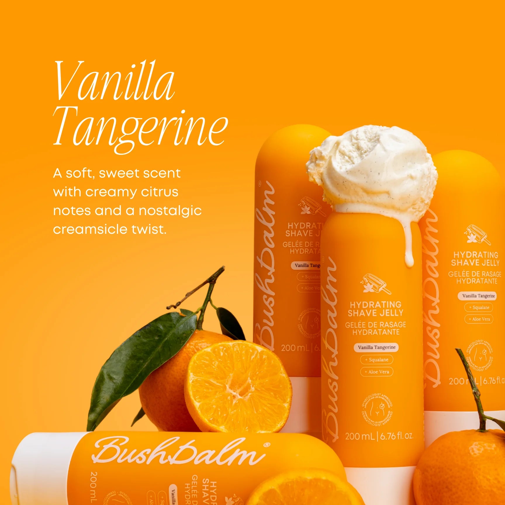 Hydrating Shave Jelly – Vanilla Tangerine | Body - Shaving Gel | LOSHEN & CREM