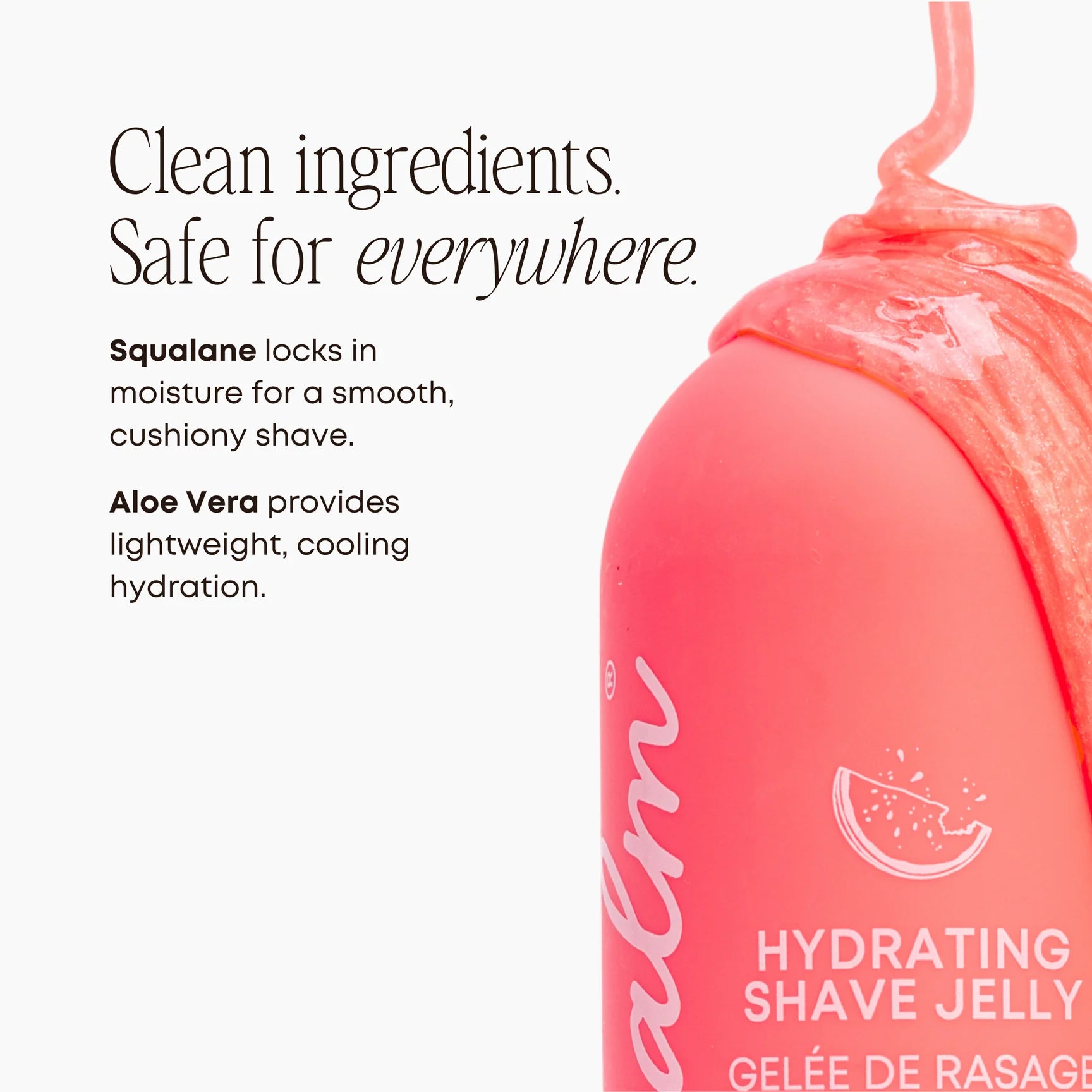 Hydrating Shave Jelly – Watermelon Sugar | Body - Shaving Gel | LOSHEN & CREM