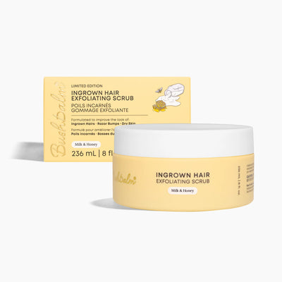 Ingrown Hair Exfoliating Scrub – Milk & Honey | Exfoliant - Scrub | LOSHEN & CREM