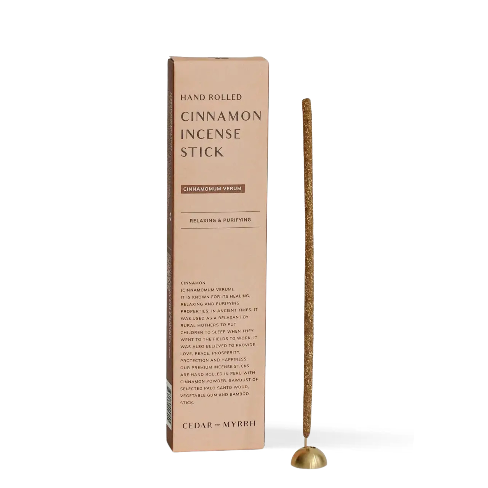Cedar & Myrrh Cinnamon Incense Sticks