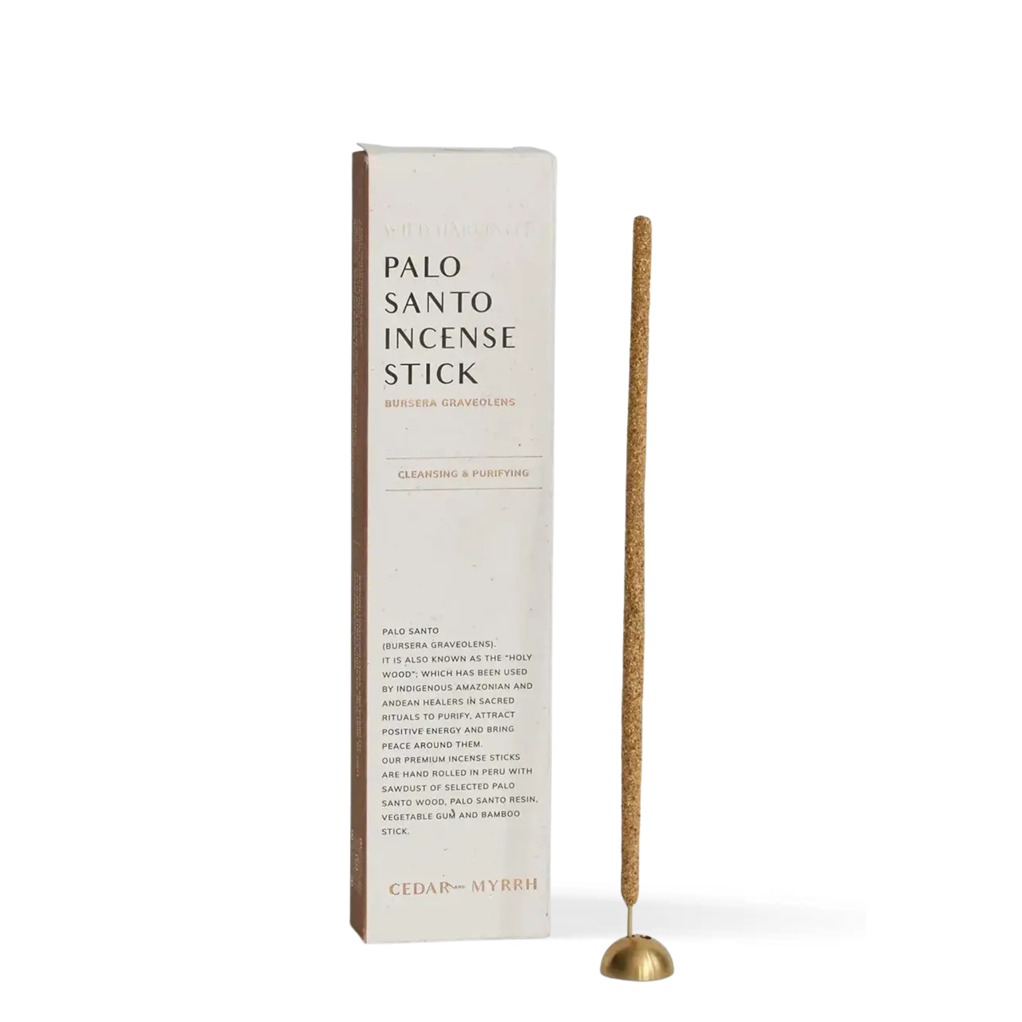 Cedar & Myrrh Palo Santo Incense Sticks