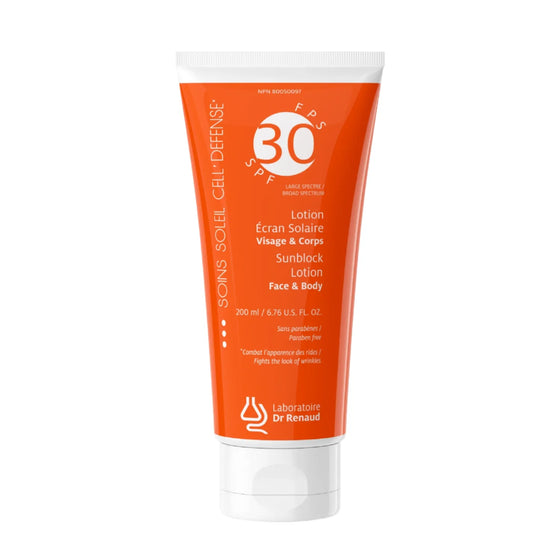 Lotion solaire Cell'Defense SPF 30 – Visage et corps