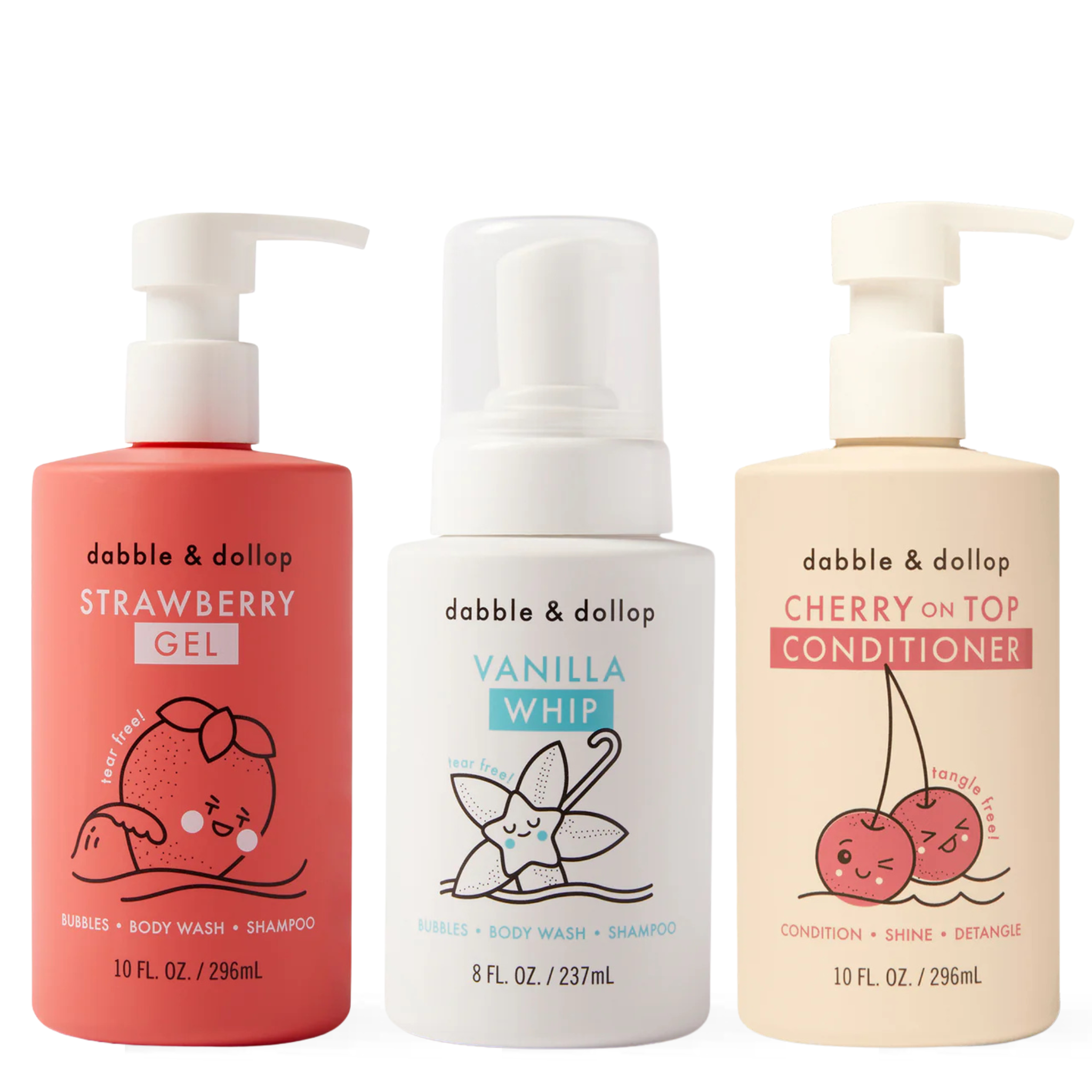 Cherry Berry Conditioner & Bath Bundle | Sets - Kids | LOSHEN & CREM