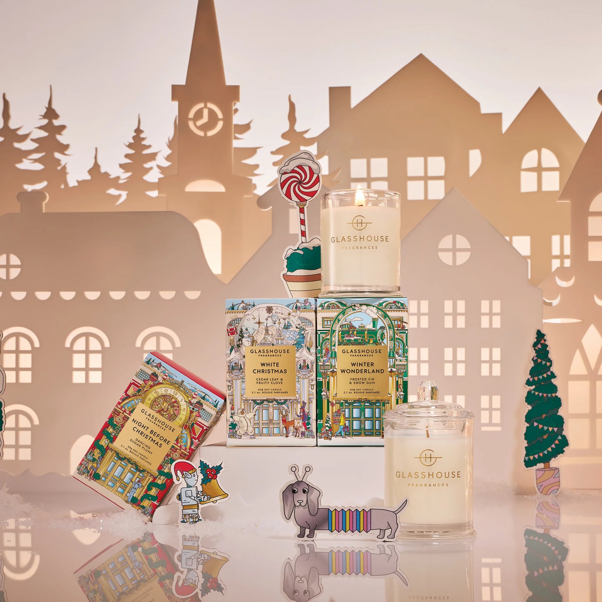 Christmas Mini Trio - Candles | Candles | LOSHEN & CREM