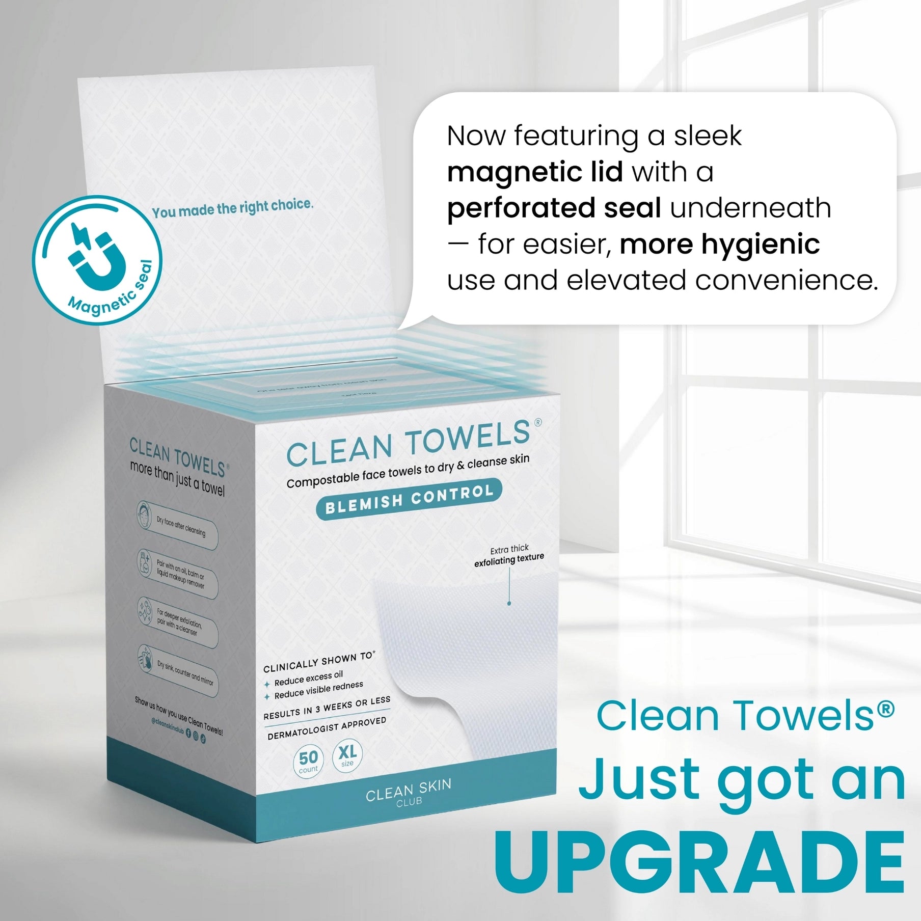 Clean Skin Club Clean Towels® Oily Skin
