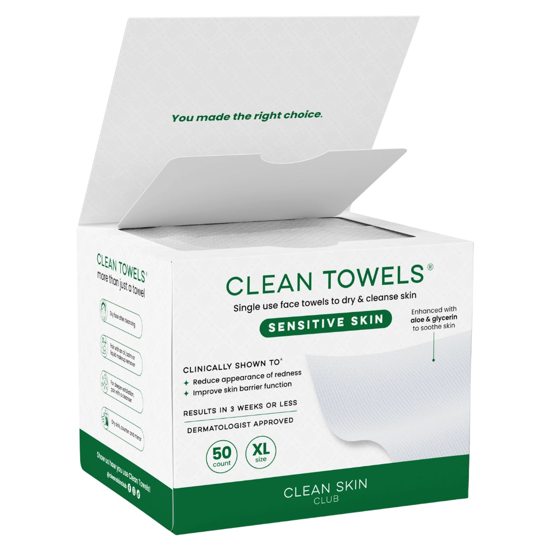 Clean Skin Club Clean Towels® Sensitive Skin