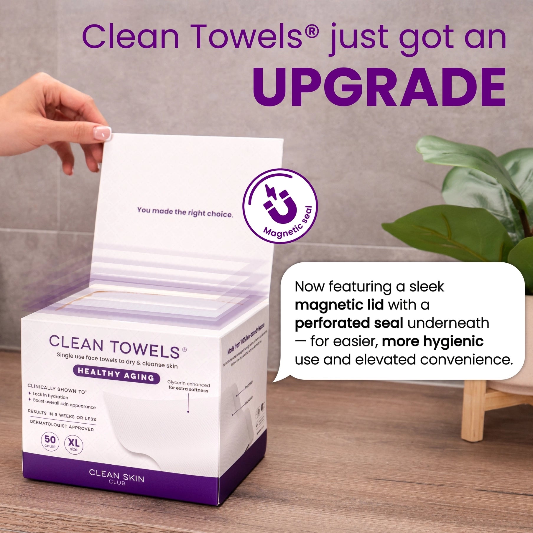 Clean Skin Club Clean Towels® Healthy Aging