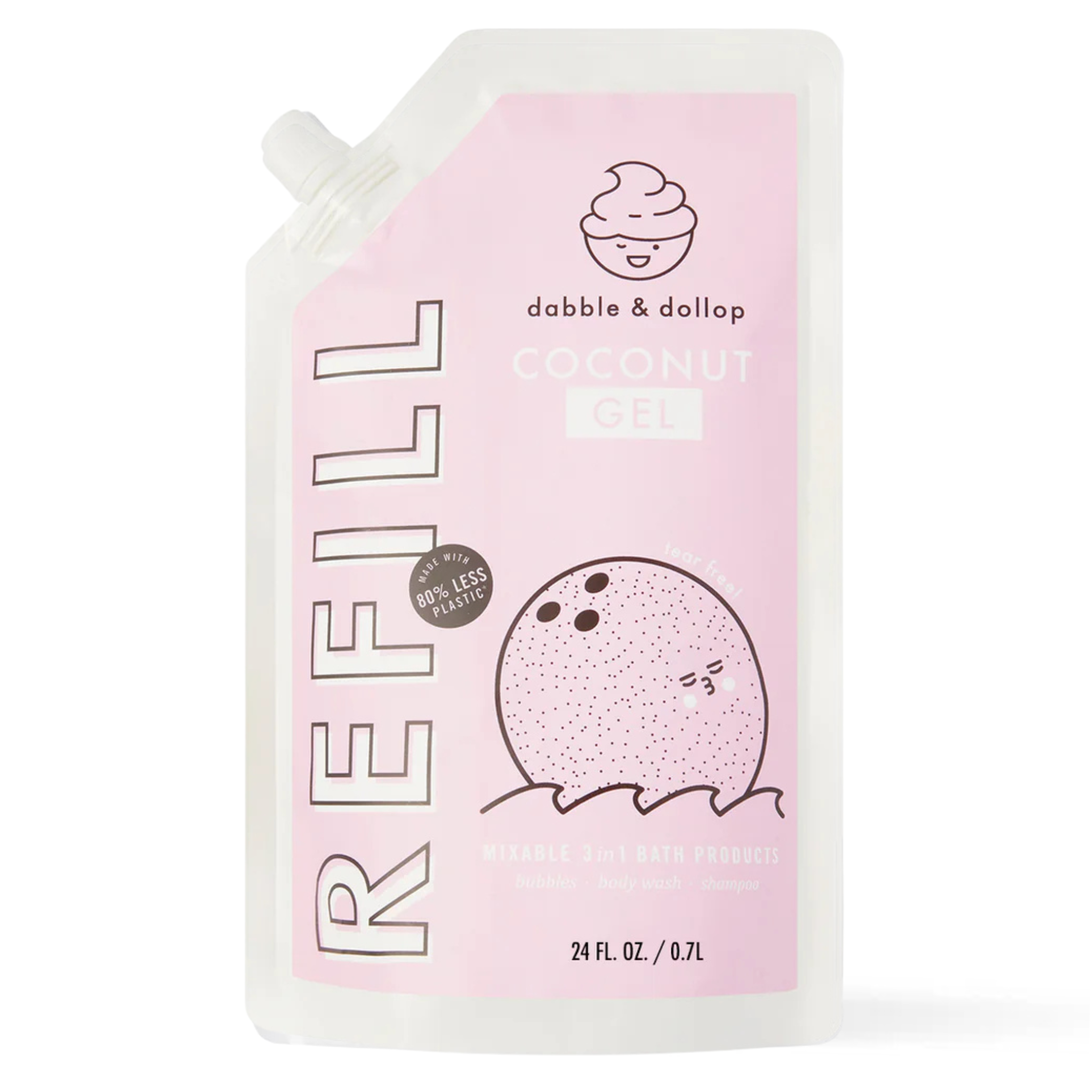 Coconut Bubble Bath, Body Wash & Shampoo | Bath - Hair & body wash kids | LOSHEN & CREM