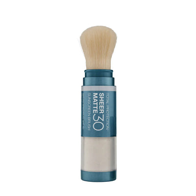 SUNFORGETTABLE® TOTAL PROTECTION® SHEER MATTE SPF 30 SUNSCREEN BRUSH | Sun protection powder | LOSHEN & CREM