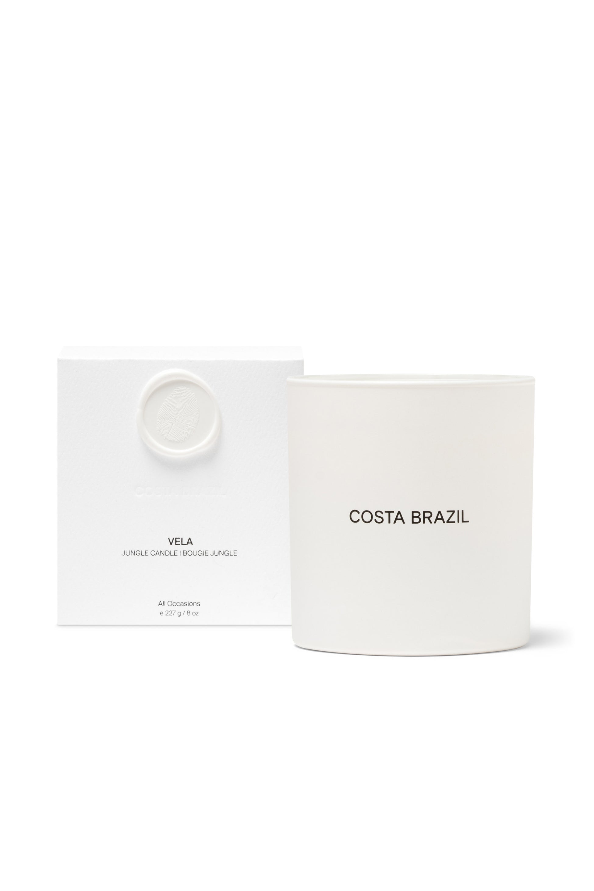 Costa Brazil Vela Candle - 8 oz | Candle - Scented Coconut-Soy | LOSHEN & CREM