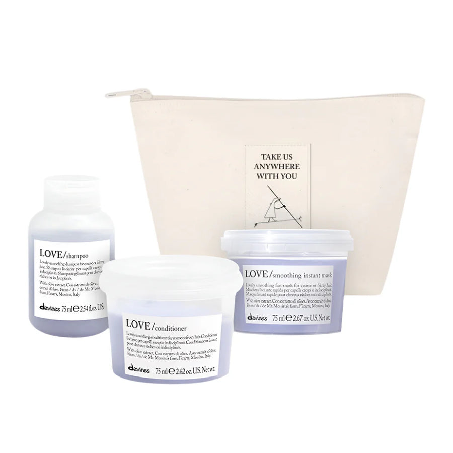 Coffret de voyage lissant Davines LOVE