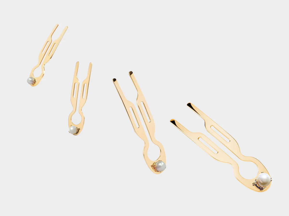 Fiona Franchimon | Nº1 HAIRPIN Steel Pearl | Accessories - French pin | LOSHEN & CREM
