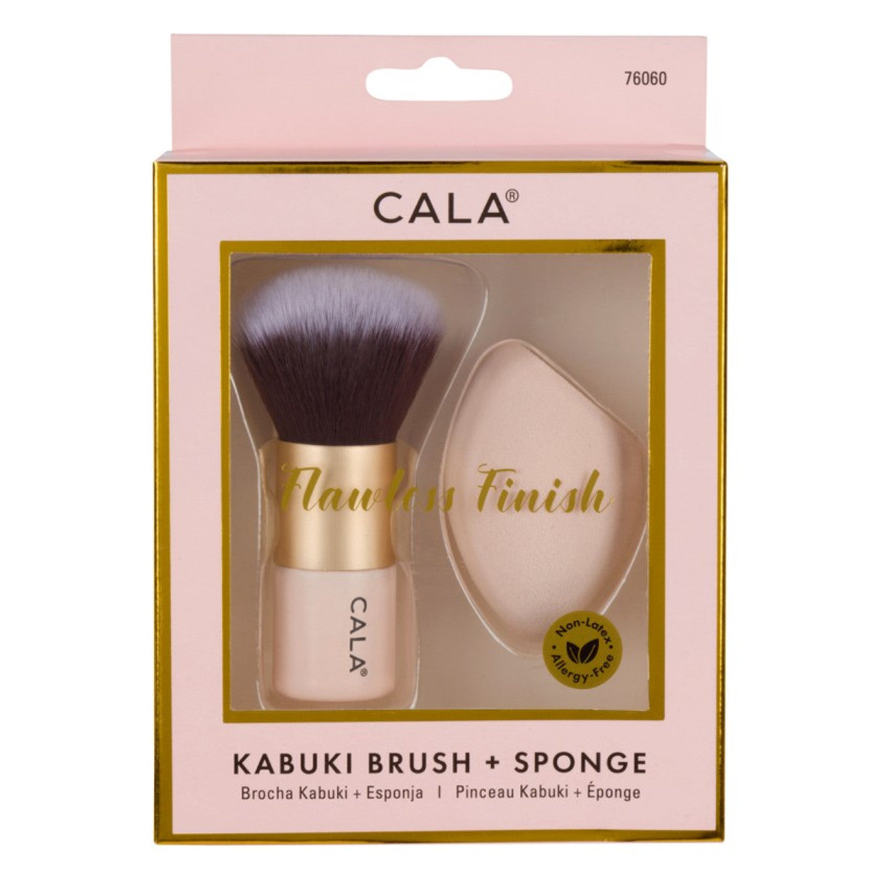 FLAWLESS FINISH KABUKI BRUSH & SPONGE | Make Up Tools | LOSHEN & CREM