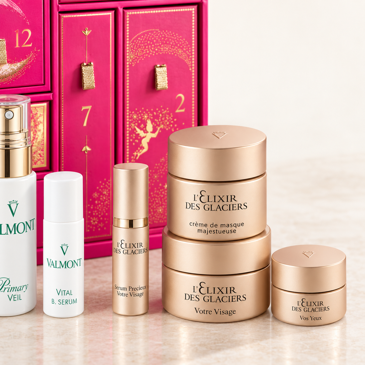Fuchsia Odyssey - Valmont Advent Calendar | Sets - Advent Calendar | LOSHEN & CREM