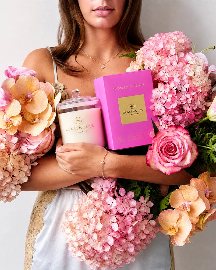 Flower Therapy - Candle | Candle - Triple Scented Soy | LOSHEN & CREM