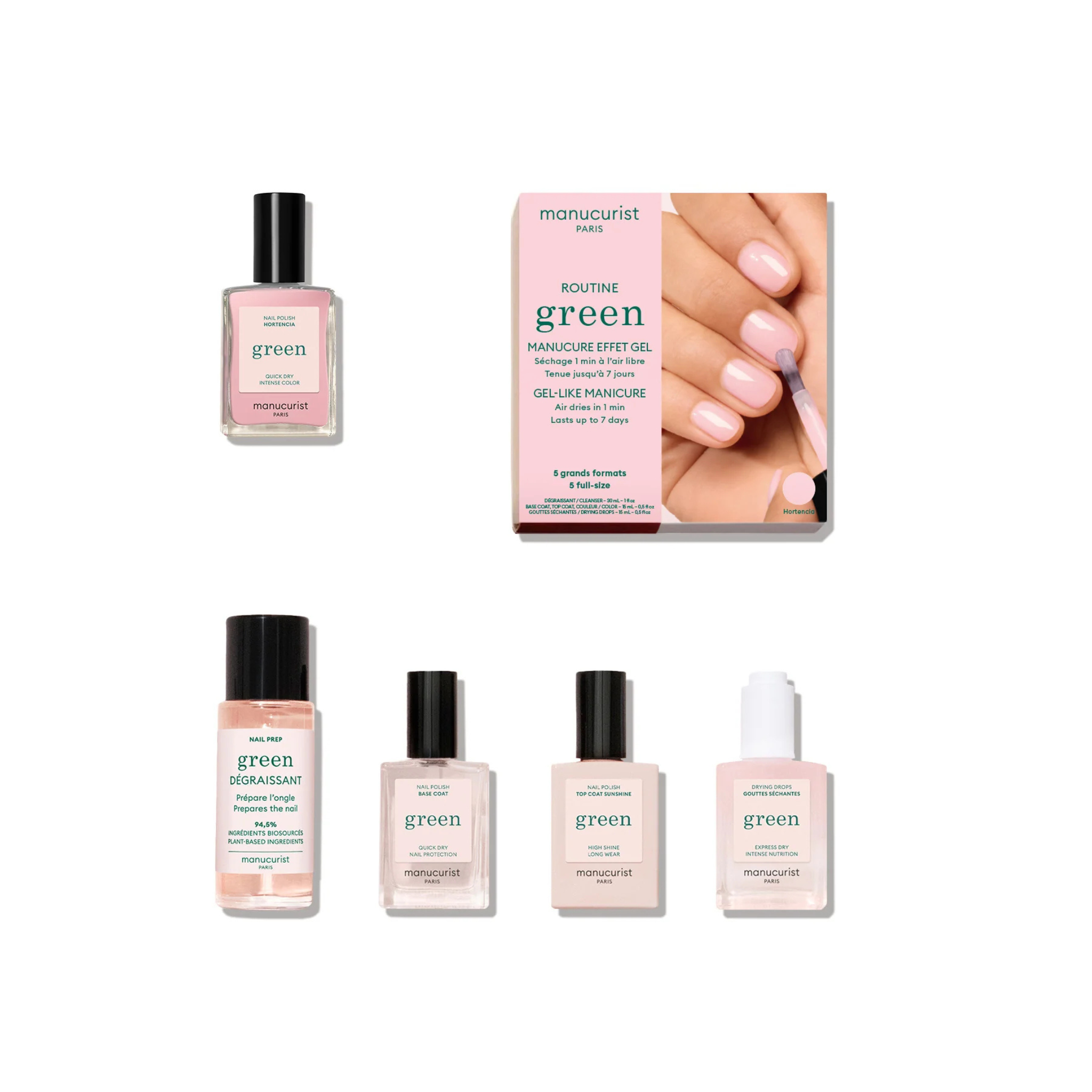 Green™ Natural Nail Polish Discovery Kit - Hortencia