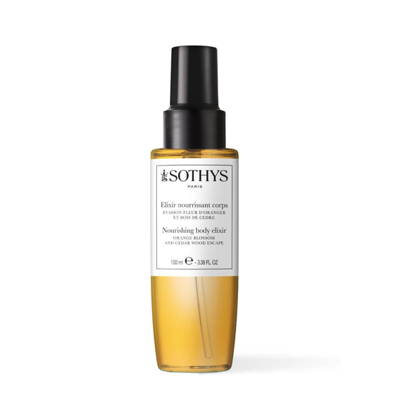 Nourishing body elixir – orange blossom & cedar wood escape
