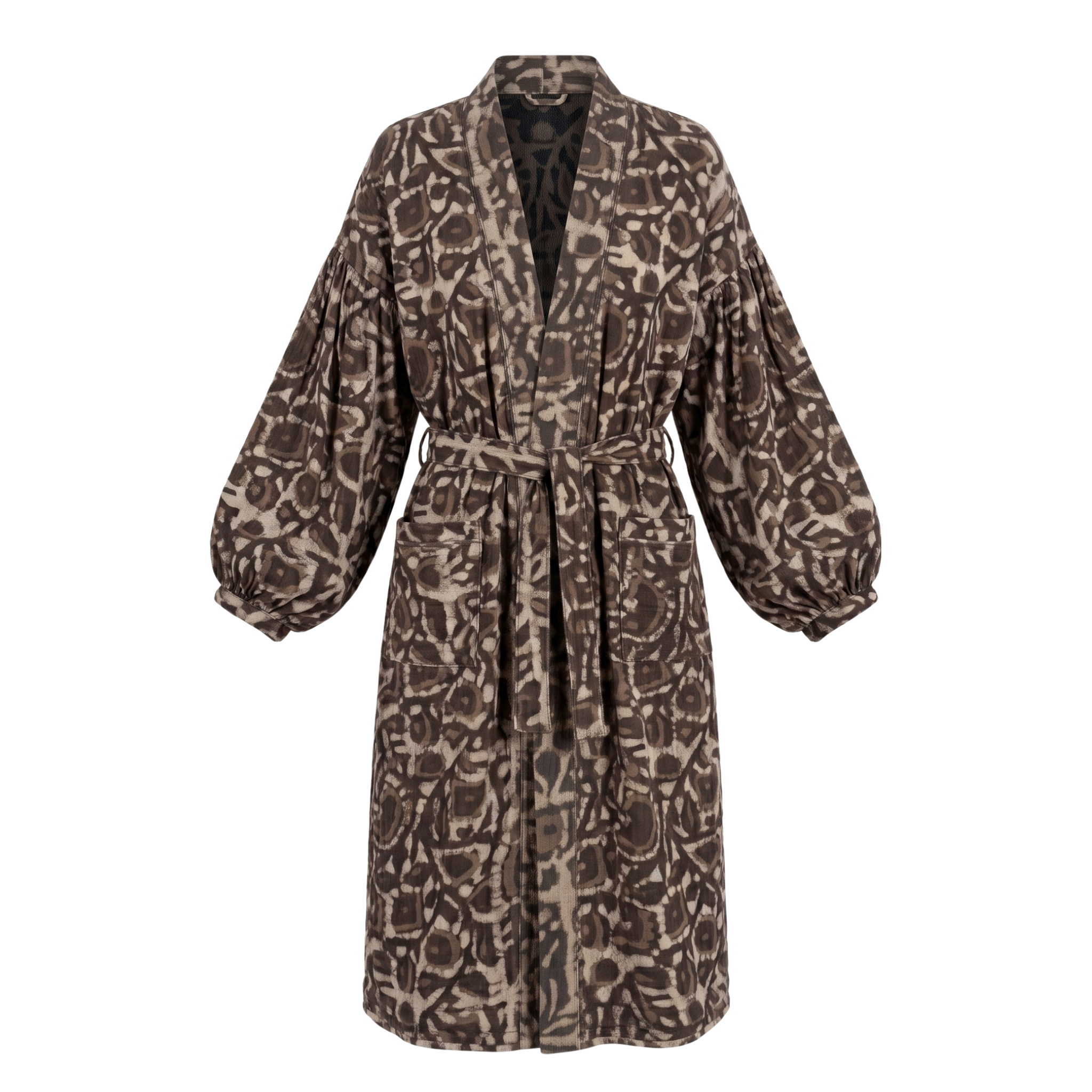 Indaba Celeste Block Print Kimono