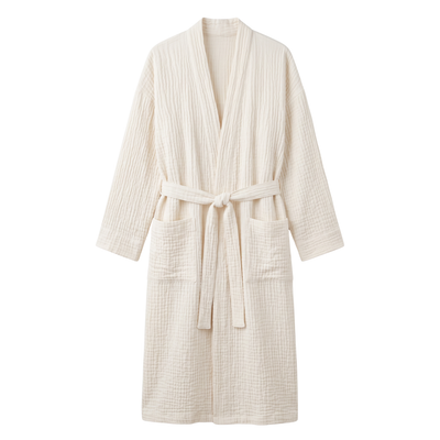 Indaba Crinkle Linen/Cotton Robe