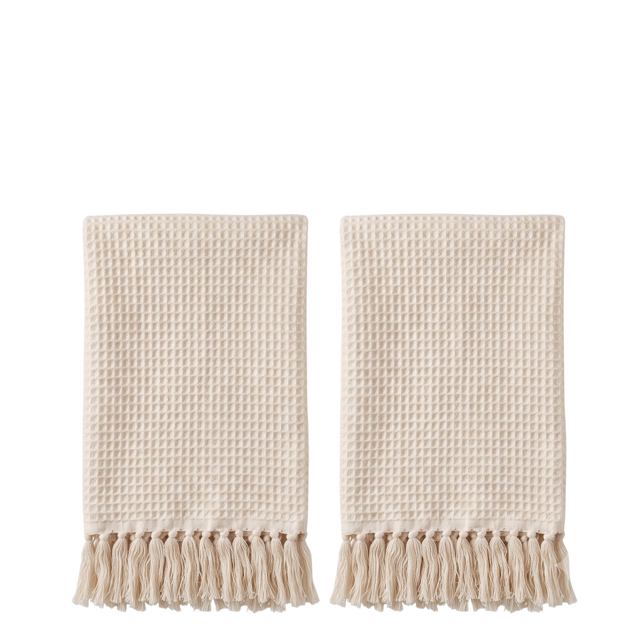Indaba Waffle Hand Towels — Set of 2