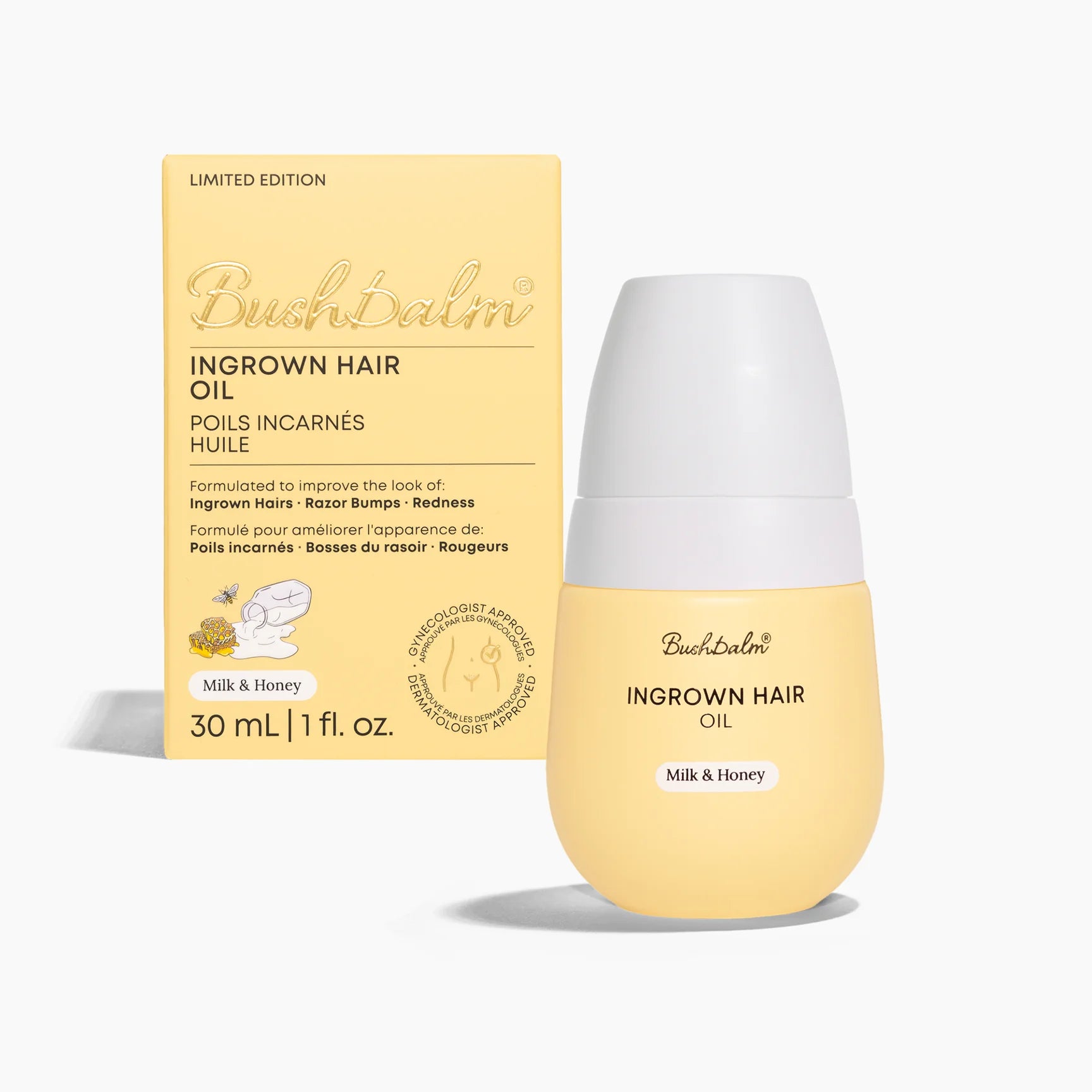 Ingrown Hair Oil – Milk & Honey | Body - Ingrown solution | LOSHEN & CREM