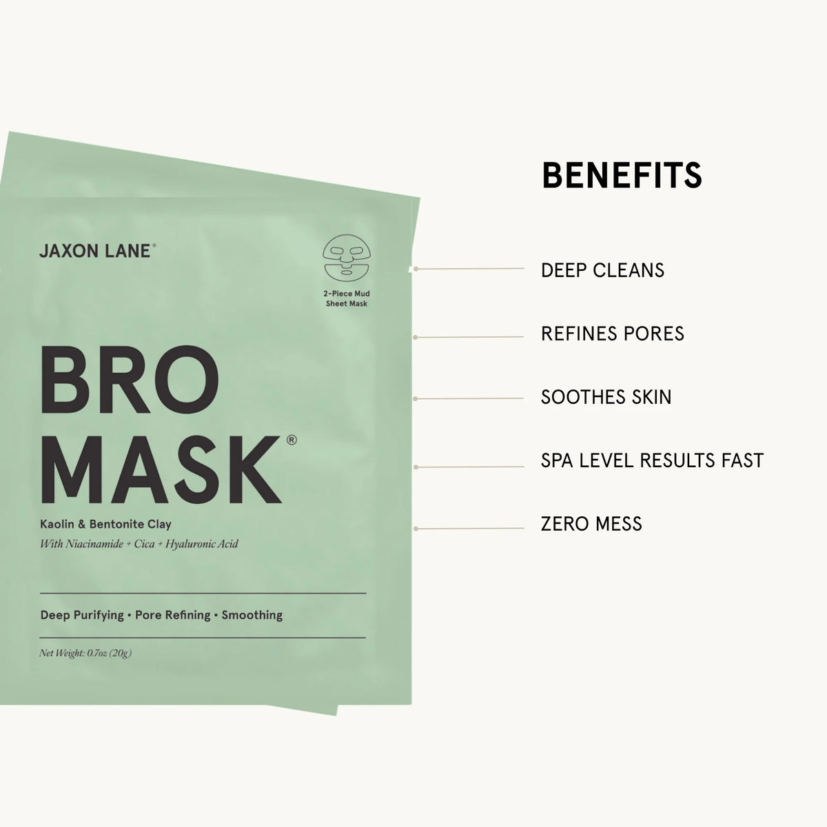 Jaxon Lane Bro Mask Clay Mask