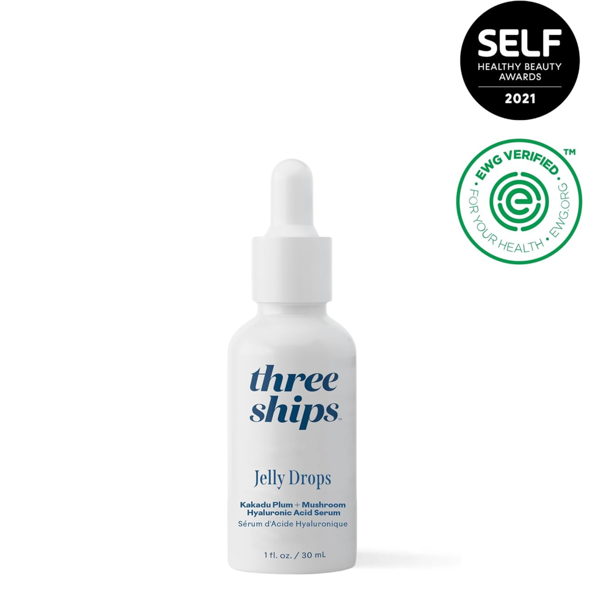 Three Ships Jelly Drops lightweight hydrating serum for dehydrated skin
