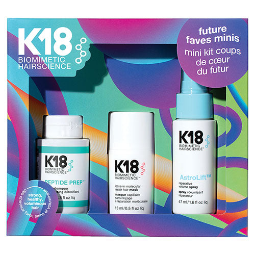 K18 Future Faves Minis | Clarify, Repair & Smooth All Hair Types